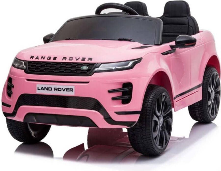 Range rover Evoque elektrische kinderauto Accu Auto met Bluetooth en afstandsbediening Roze