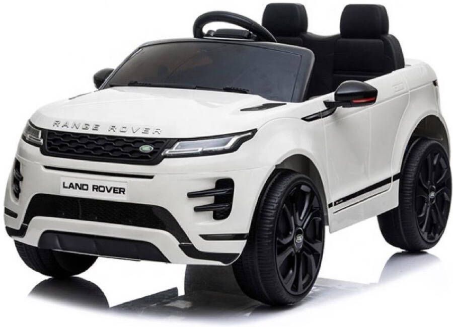 Range rover Evoque Elektrische Kinderauto Accu Auto met Bluetooth en Afstandsbediening (Wit)
