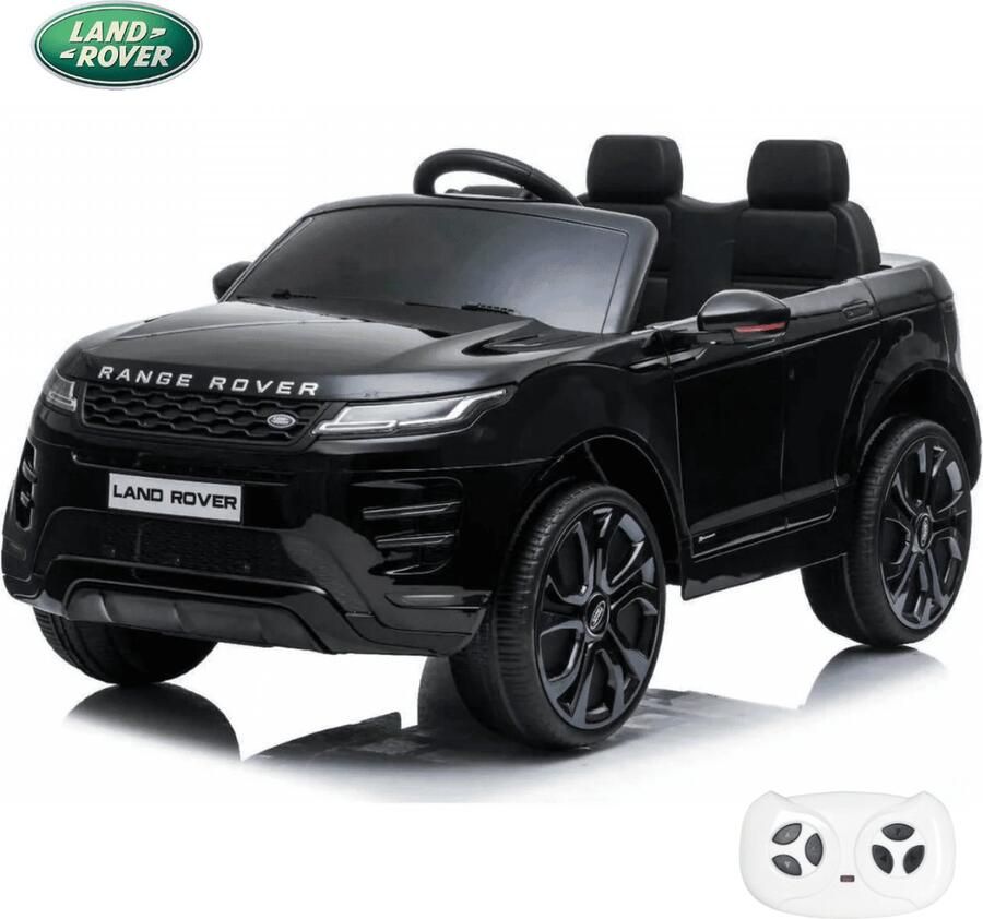 Range rover Evoque Elektrische Kinderauto Zwart 12V Afstandsbediening