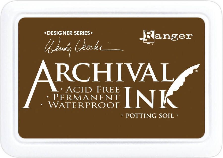 Ranger Industries Ranger Archival Stempelkussen Ink Pad Potting soil