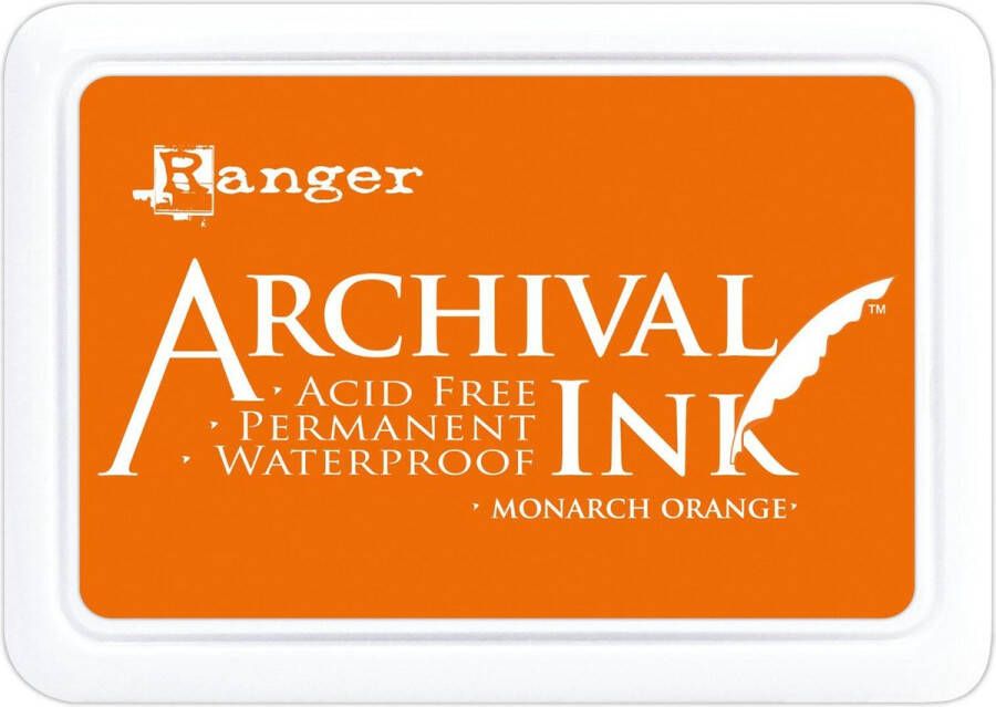 Ranger Industries Ranger Archival Stempelkussen Ink Pad Monarch orange