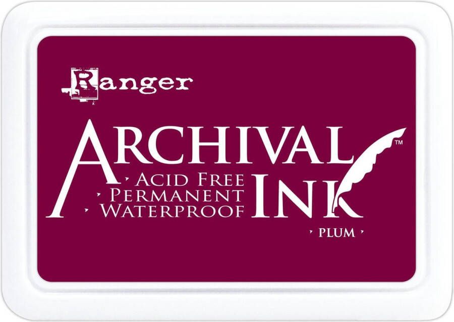Ranger Industries Ranger Archival Stempelkussen Ink Pad Plum