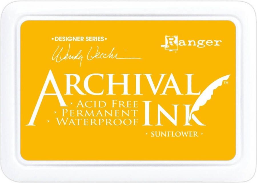 Ranger Industries Archival Stempelkussen Ink Pad Sunflower