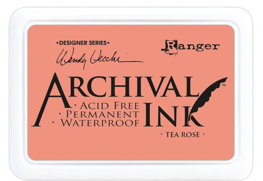 Ranger Industries Archival Stempelkussen Ink Pad Tea rose