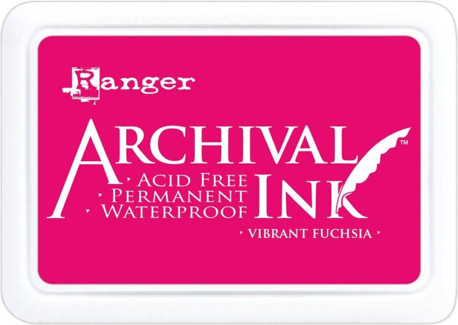 Ranger Industries Archival Stempelkussen Ink Pad Vibrant fuchsia