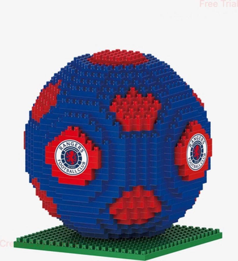 Rangers FC 3D BRXLZ voetbal bouwpakket
