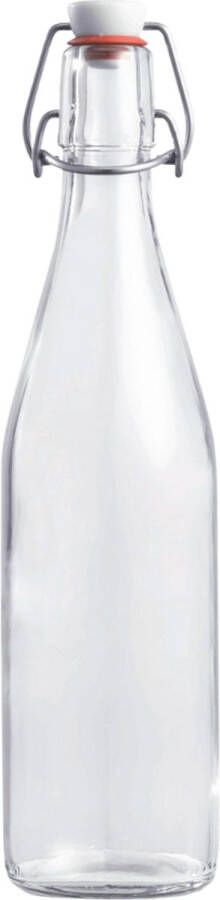 RANO 1x beugelfles 500ml Luchtdicht fles met beugelsluiting beugelflessen weckfles inmaakfles sapfles glazen flesjes met dop decoratie