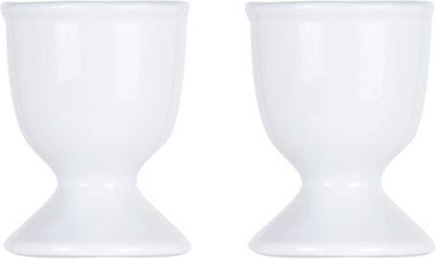 RANO International Trade Eierdopjes set van 2 wit pasen plastic kinderen eidoppen eierdop ei eidopjes paas decoratie paasdecoratie versiering
