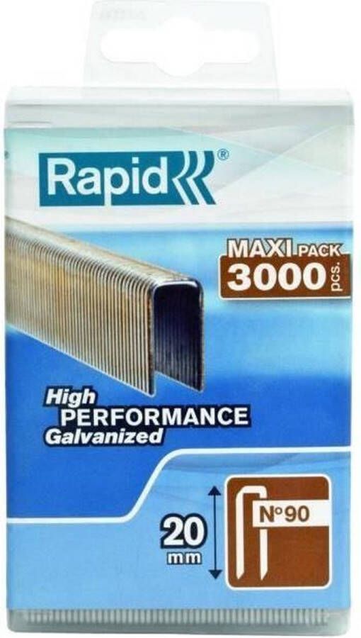 Rapid 3000 90 20mm gegalvaniseerde nietjes