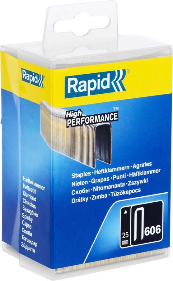 Rapid 40303095 Nieten No. 606 Gegalvaniseerd 25mm (3600st)