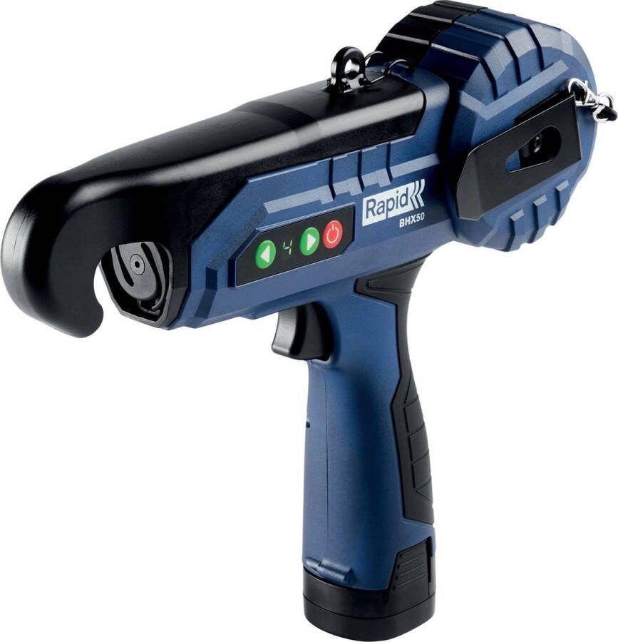 Rapid Bindmachine Compact Geïntegreerde Spoel Instelbare Bindspanning LCD Scherm Blauw zwart