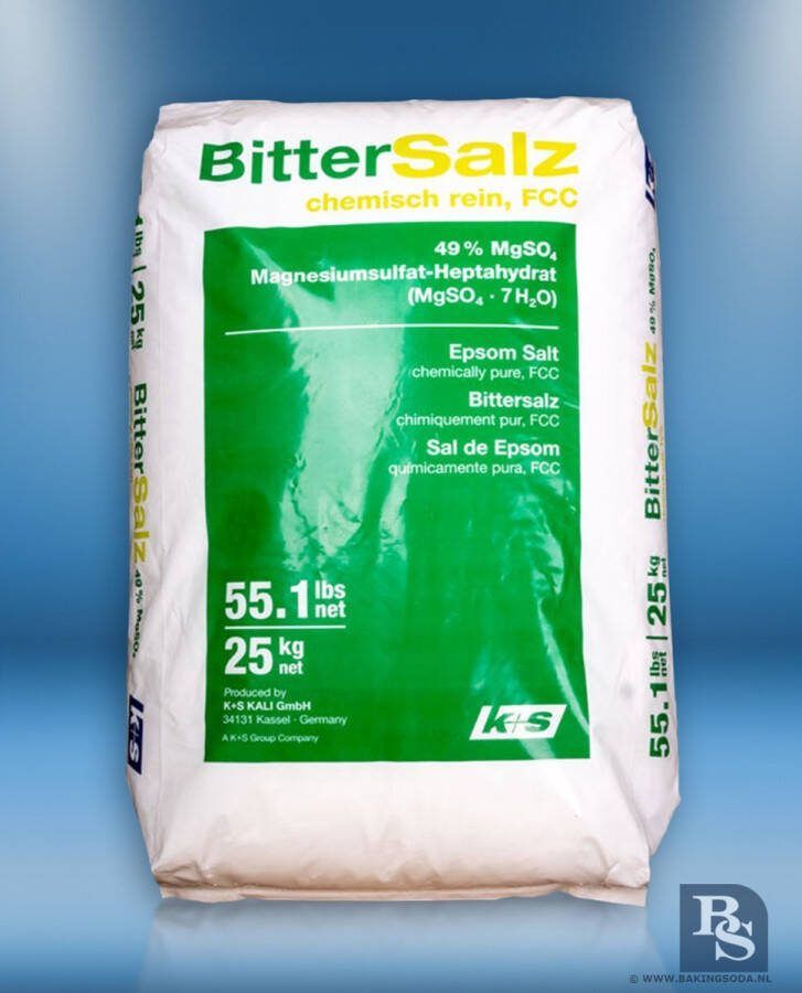 Rapid Group bv Epsom Zout Zak 25KG Bloedcirculatie Badzout voetenbad