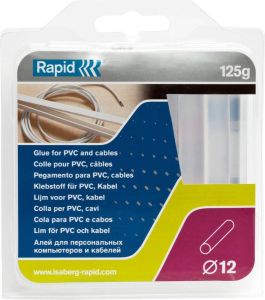 Rapid Lijmpatronen PVC Kabel Transparant Ø12mm 125g