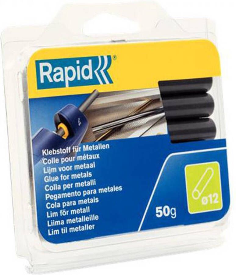 Rapid Lijmpatronen Ø 12x94mm 50g Metaal in blister