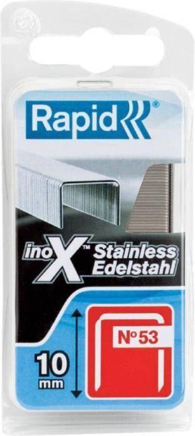 Rapid Nieten Type 53 RVS Blister 1080st Lengte 10mm