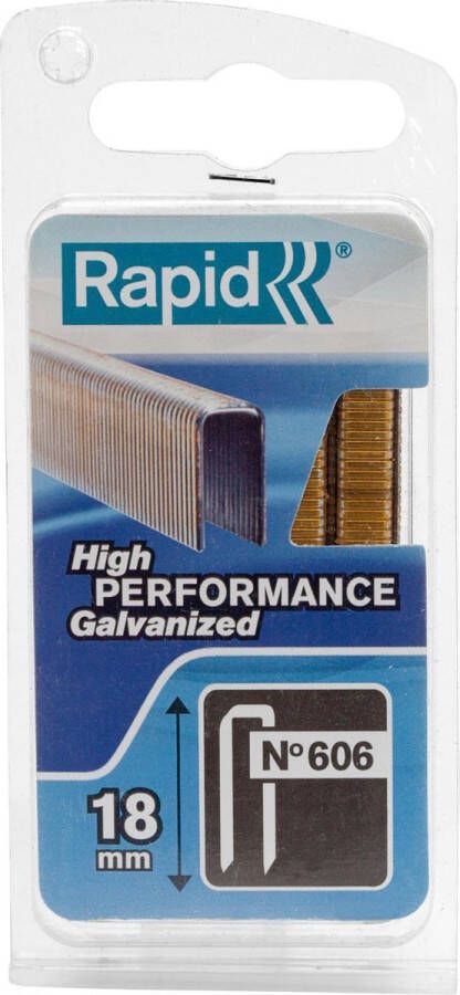 Rapid Nieten Type 606 Gegalvaniseerd Blister 600st Lengte 18mm
