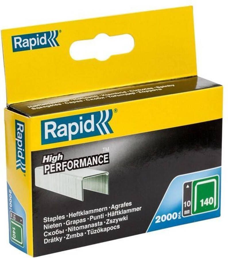Rapid Nieten Type 140 Gegalvaniseerd Blisterbox 2000st Lengte 6mm