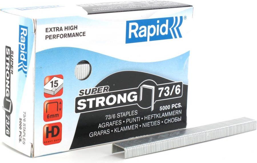 Rapid Super Sterke Nieten Type 73 Gegalvaniseerd 6 mm 5000 Stuks