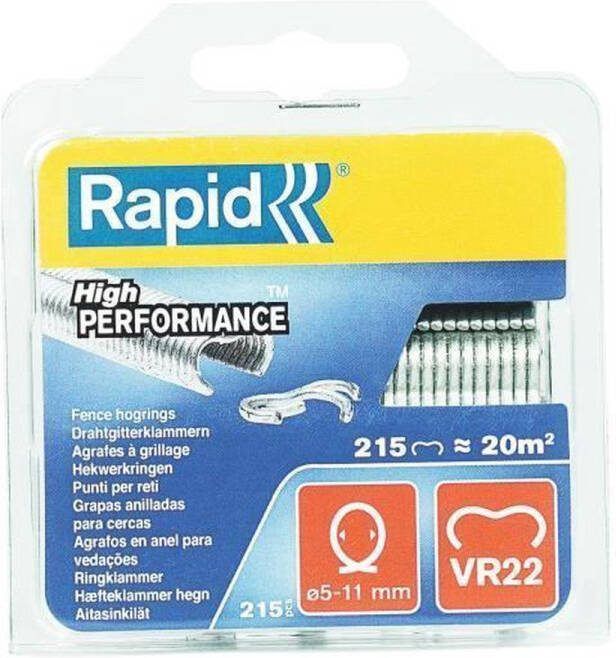 Rapid Hekwerkringen Gegalvaniseerd VR22 in Blister 215st 5-11mm