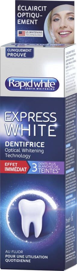 Rapid White Tandpasta Express White 75 ml Whitening