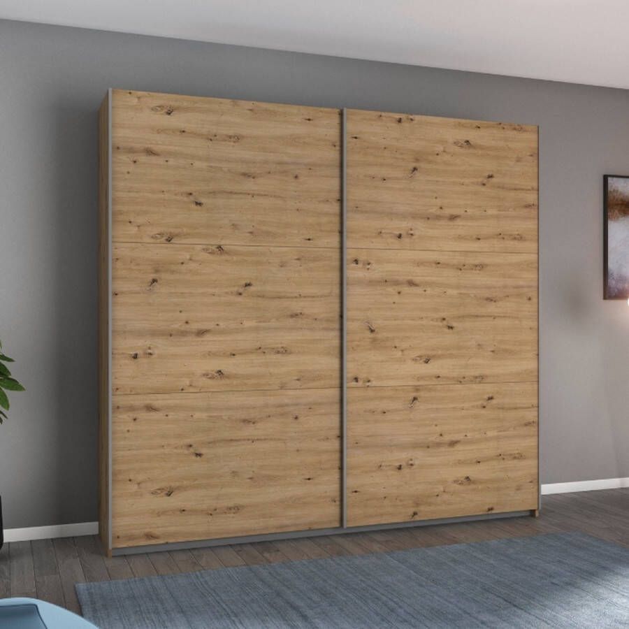 Rauch Zweefdeurkast AURELIO kledingkast garderobe TOPSELLER OTTO´s CHOICE 3 verschillende uitrustingsvarianten handgrepen van metaal made in germany