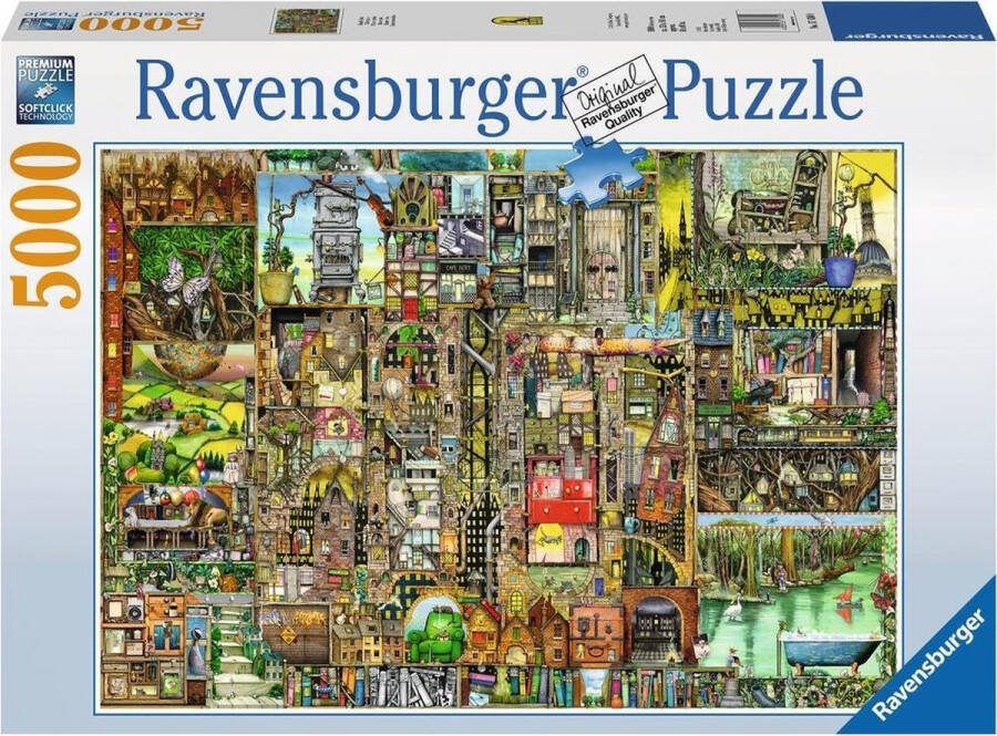 Ravensburger Puzzel Weird Town Colin Thompson (5000 Onderdelen)
