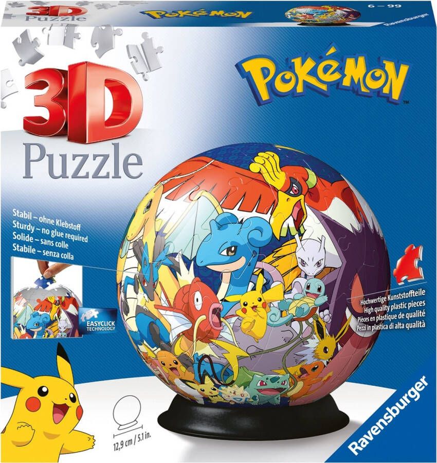 Ravensburger 3D-puzzel PokÃ©mon Bal 72 stukjes