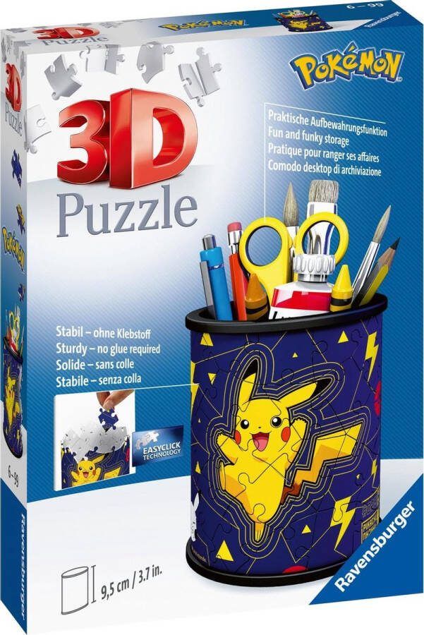 Coppens Ravensburger puzzel Pennenbak Pokémon 3D 54 stukjes
