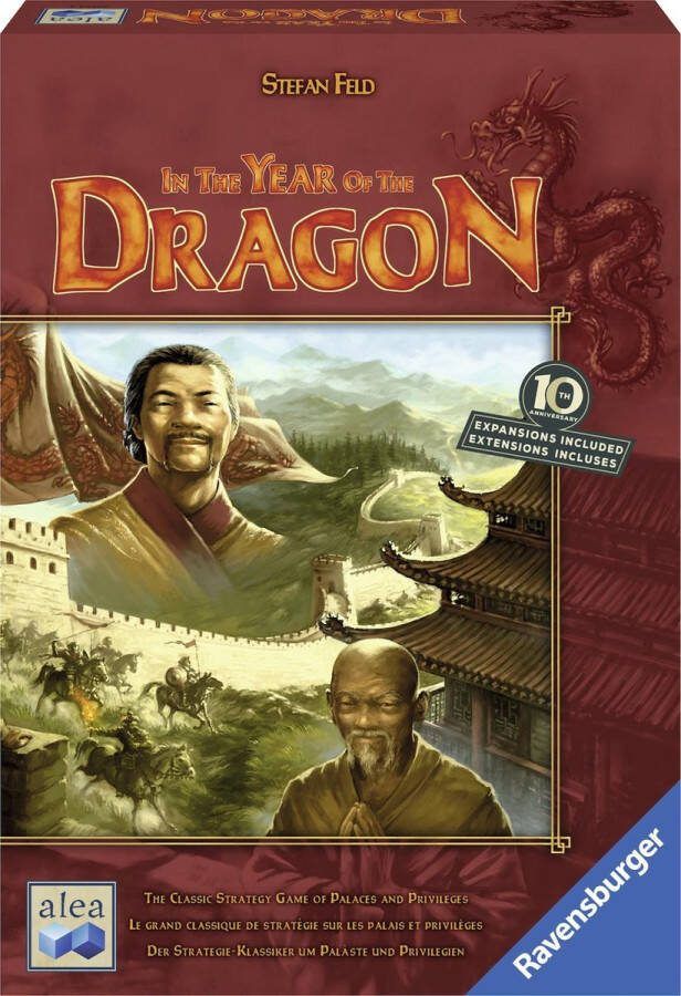 Ravensburger Alea volwassenspel The year of the dragon bordspel