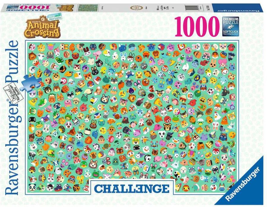 Ravensburger Puzzel Animal Crossing 17454 Legpuzzel 1000 stukjes