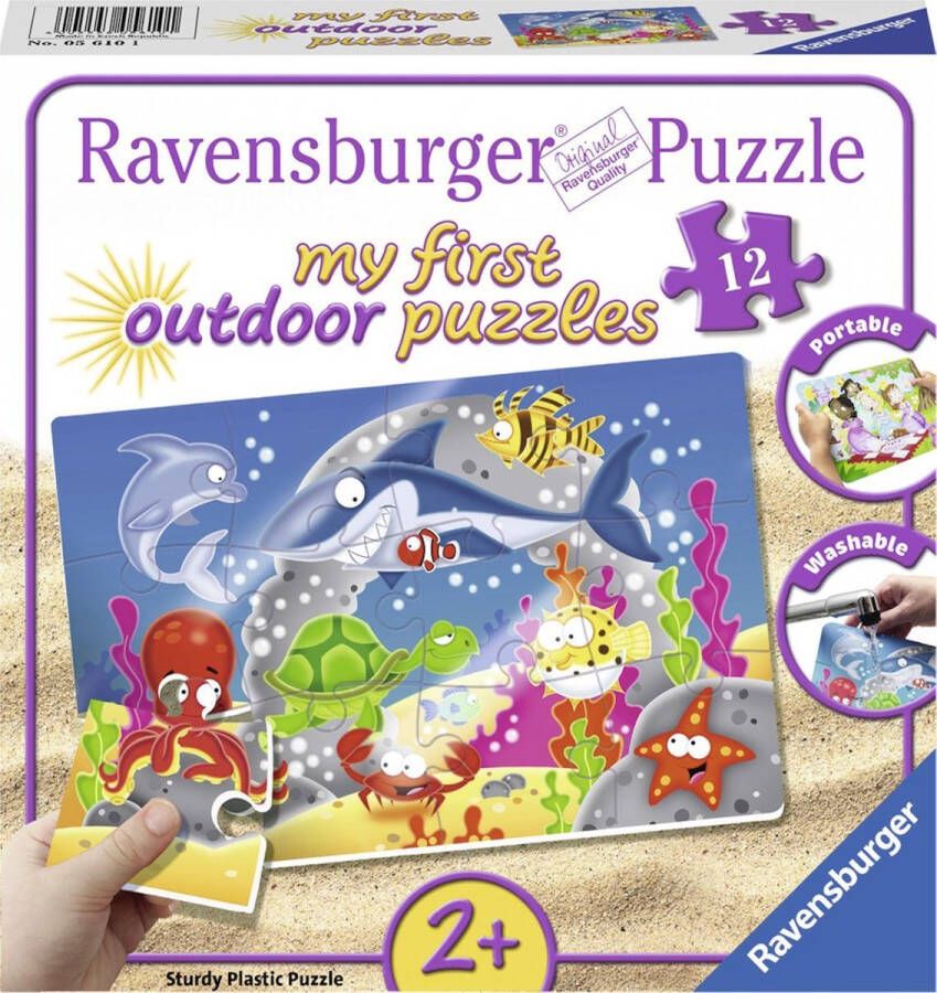 Ravensburger Avontuur onder water plastic puzzle 12 stukjes kinderpuzzel
