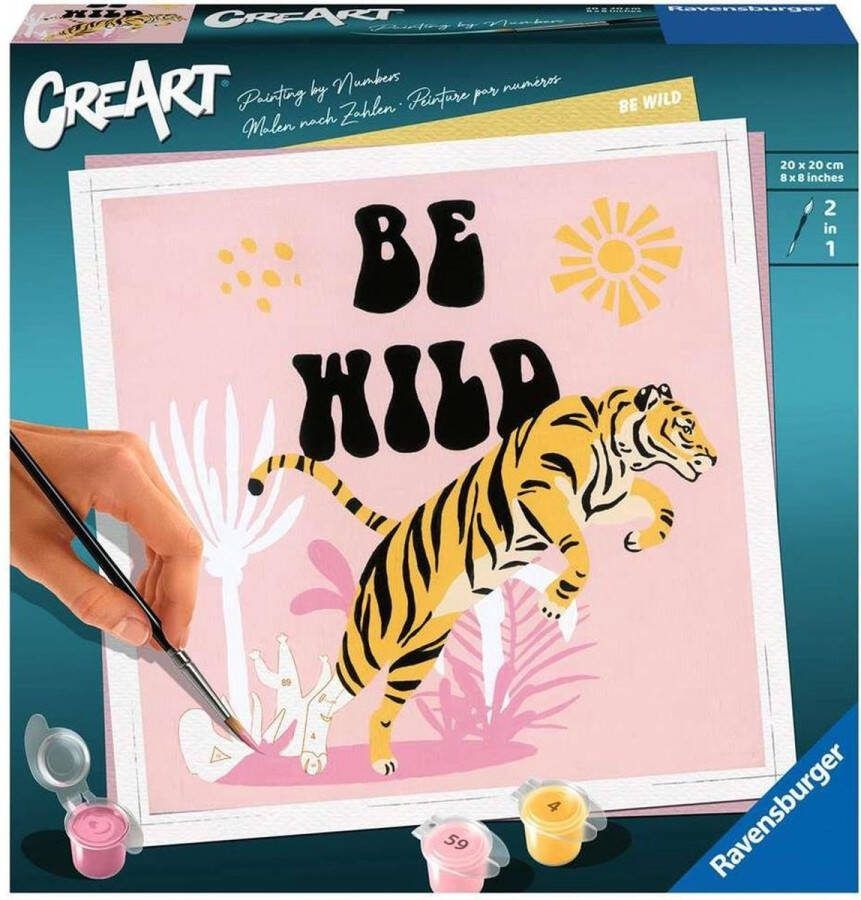 Ravensburger Be Wild Schilderen op nummer voor volwassenen