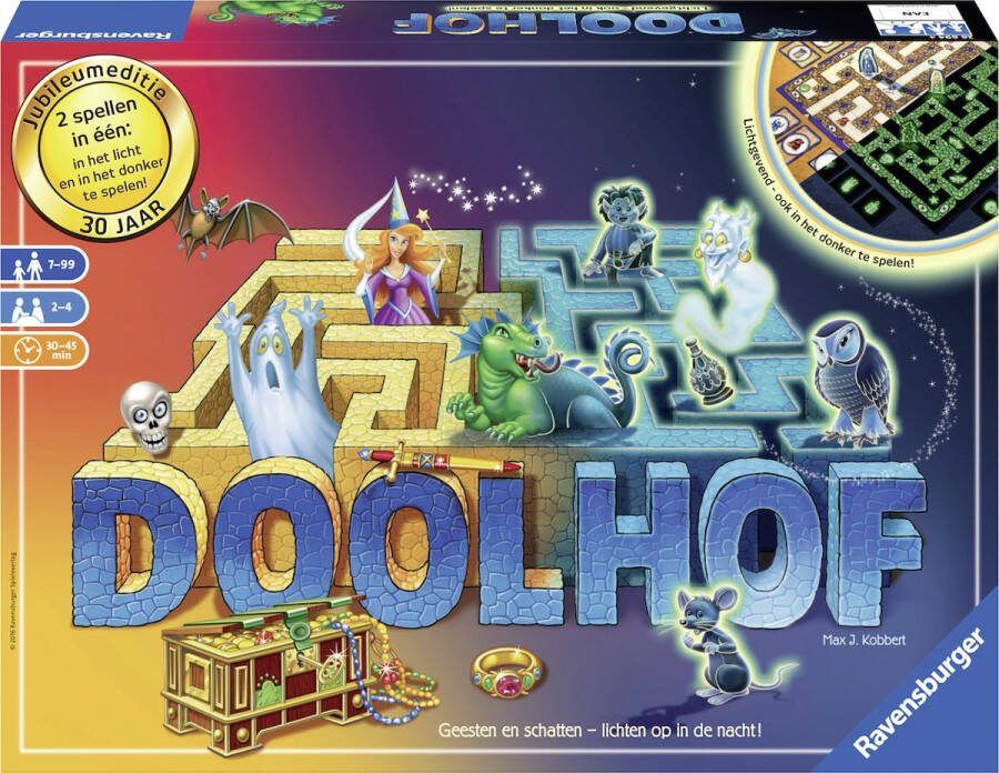 Ravensburger Betoverde Doolhof Glow in the Dark Bordspel