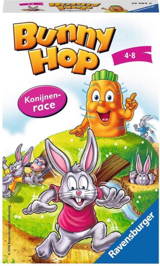 Ravensburger Bunny Hop Konijnenrace Pocketspel