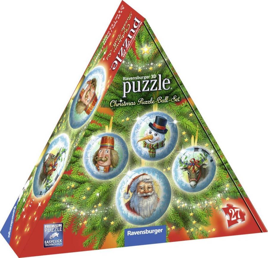 Ravensburger Christmas Puzzle Ball Set 3D Puzzel (4x27)