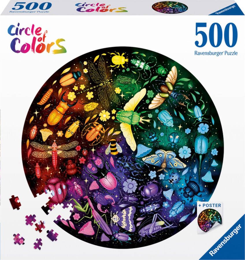 Ravensburger Circle of Colors Insects Legpuzzel 500 stukjes