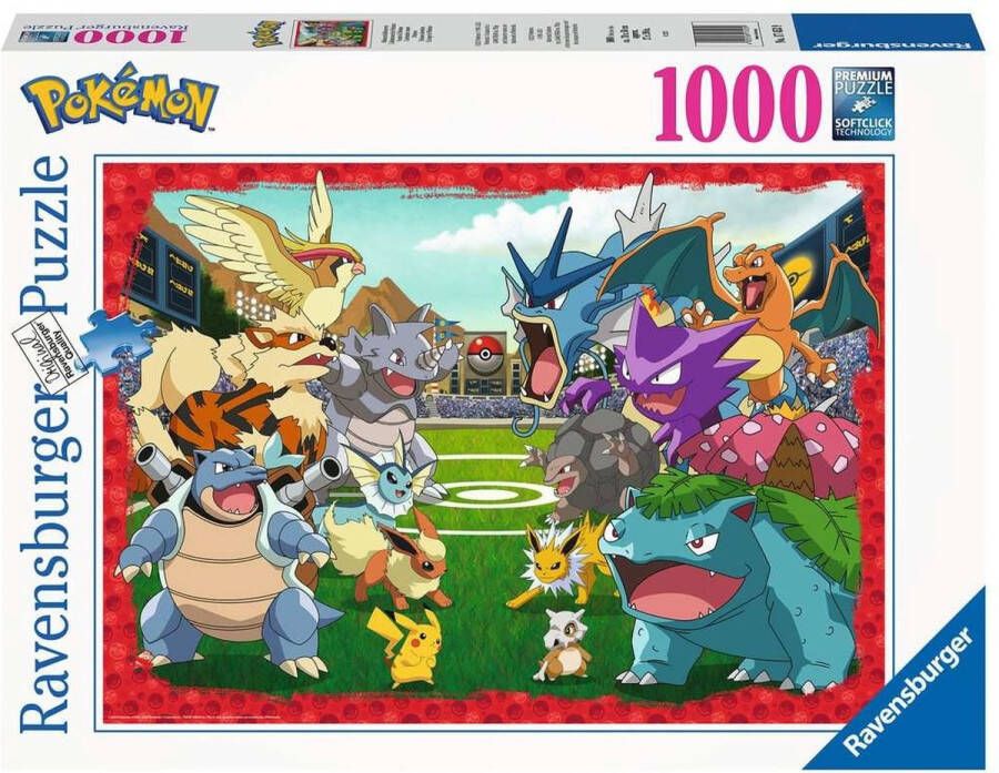 Ravensburger Puzzel Confrontatie tussen PokÃ©mon Legpuzzel 1000 stukjes