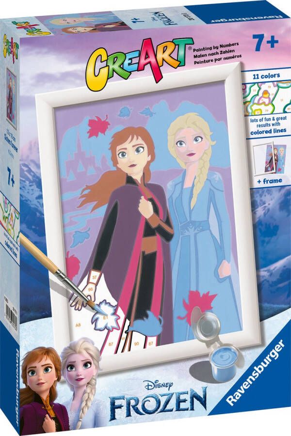 Ravensburger CreArt Disney Frozen Sisters forever Schilderen op nummer voor kinderen