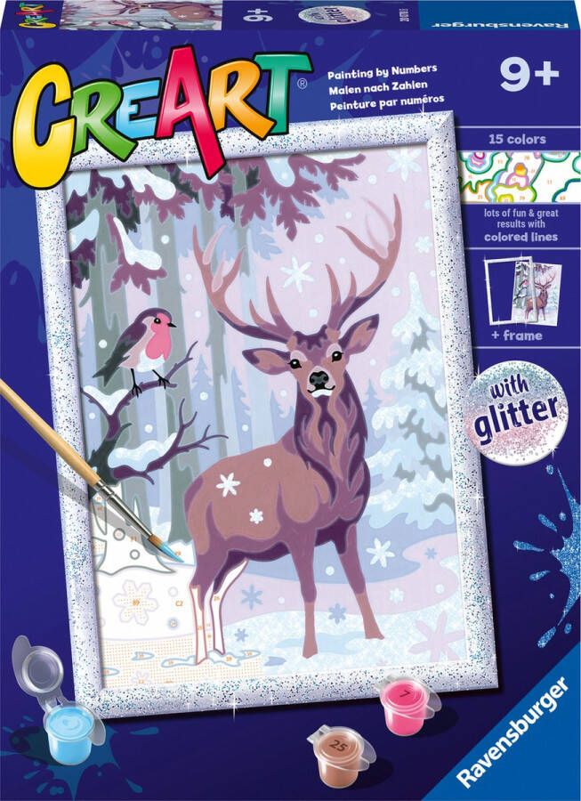 Ravensburger CreArt Festive Friends Schilderen op nummer voor kinderen