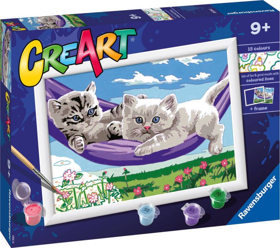 Ravensburger CreArt Hammock fun Schilderen op nummer voor kinderen