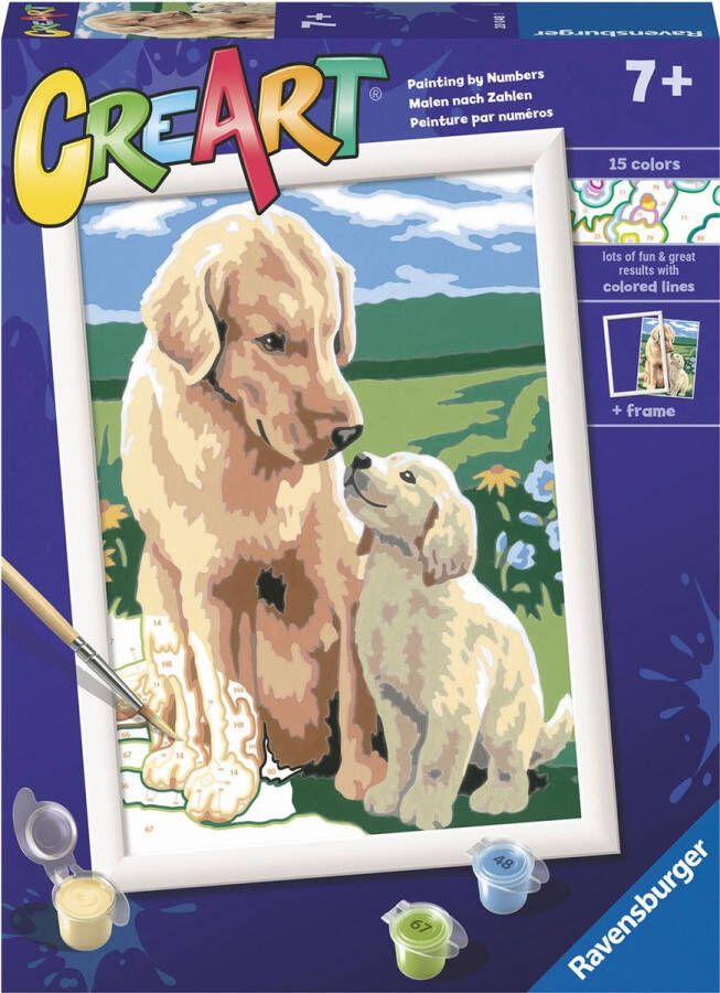 Ravensburger CreArt Motherly Love Schilderen op nummer voor kinderen