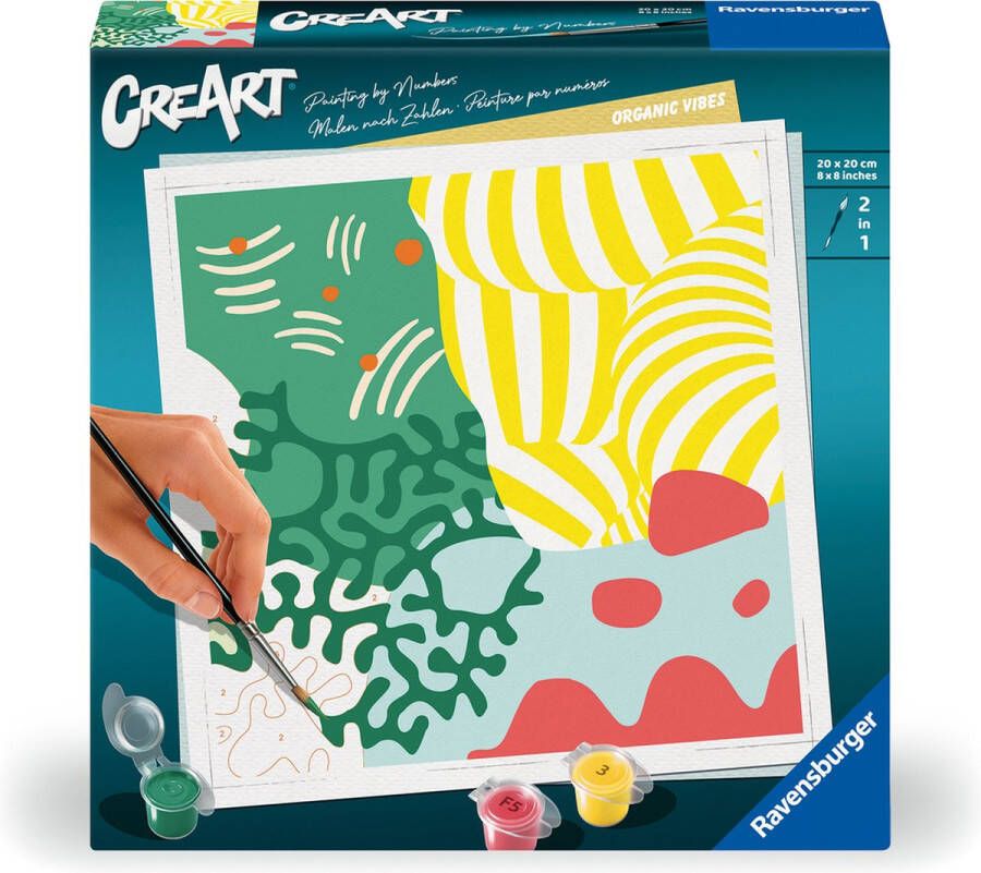 Ravensburger CreArt Organic Vibes Schilderen op nummer voor volwassenen