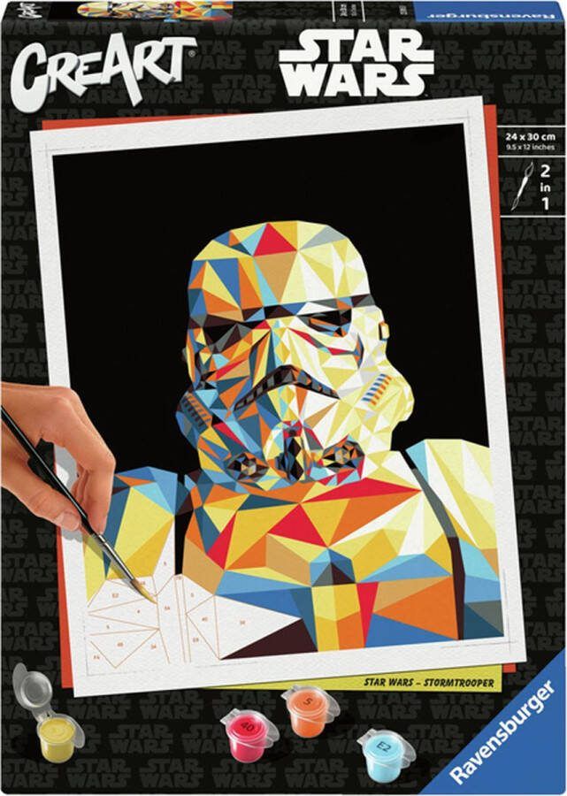 Ravensburger CreArt Schilderen op Nummer Star Wars Stormtrooper