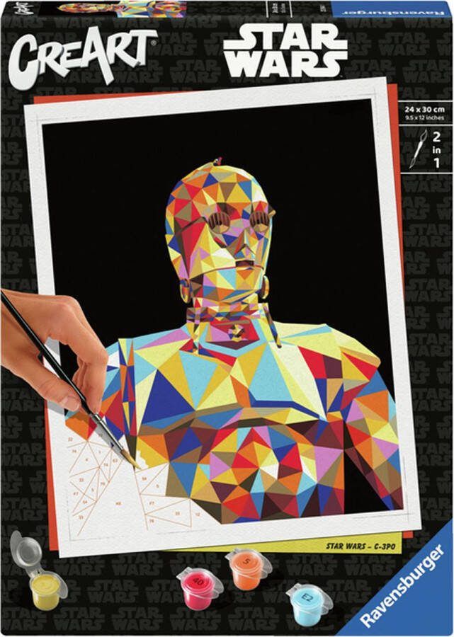 Ravensburger CreArt Star Wars C-3PO Schilderen op Nummer