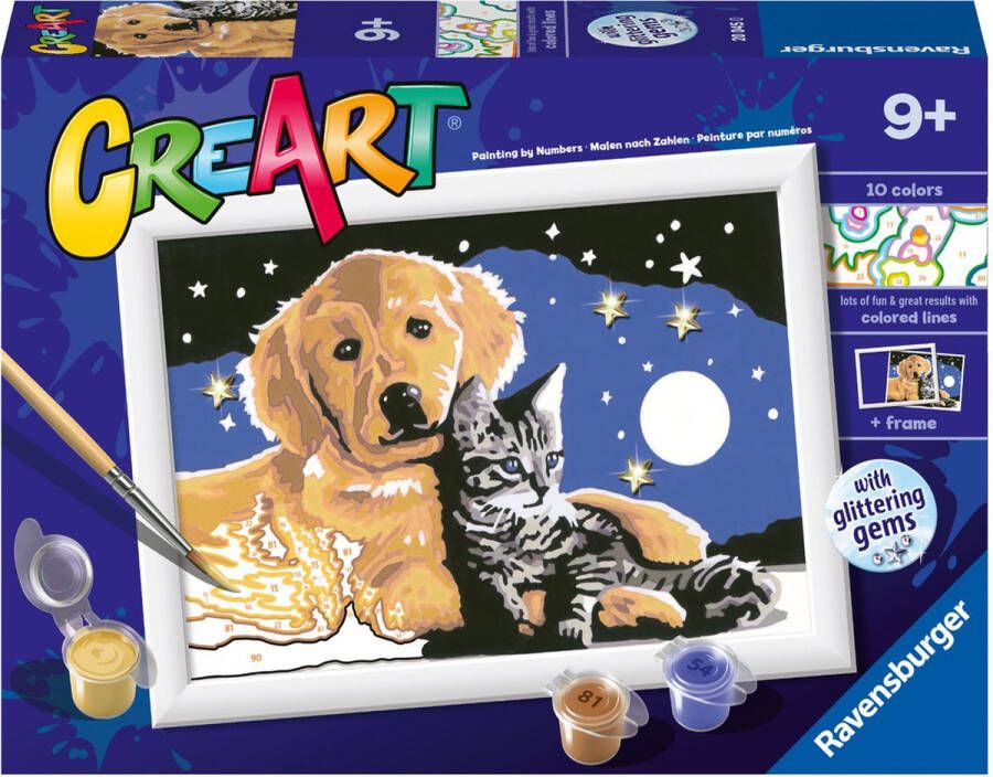 Ravensburger CreArt Stargazing Sweetness Schilderen op nummer voor kinderen