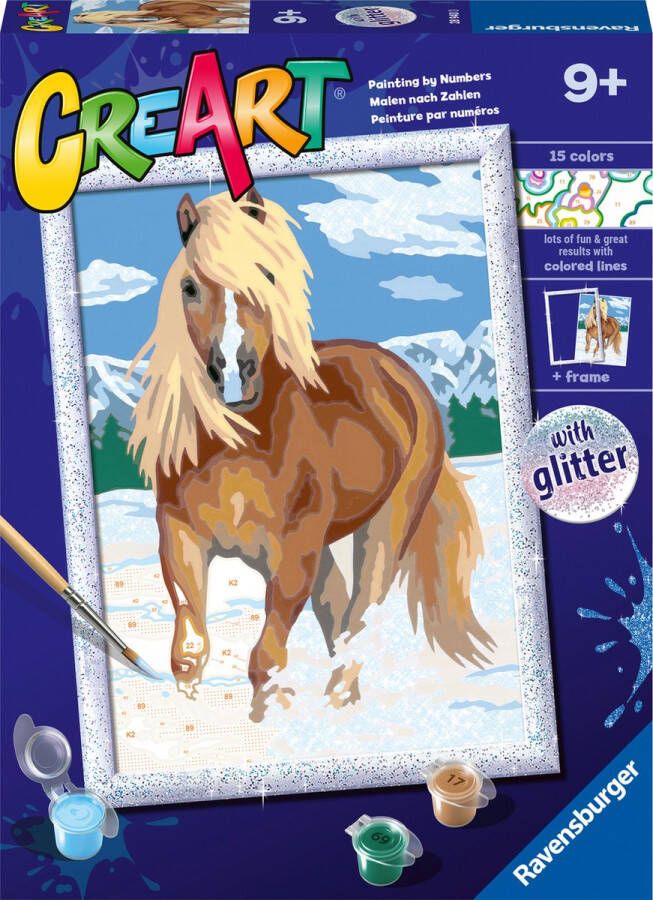 Ravensburger CreArt The Royal Horse Schilderen op nummer voor kinderen