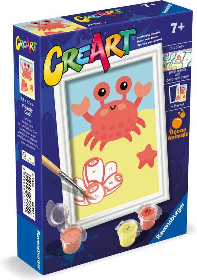 Ravensburger CreArt Trendy Crab Schilderen op Nummer