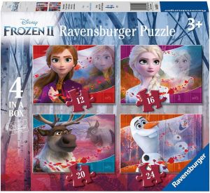 Ravensburger Disney Frozen 2 4in1box puzzel 12+16+20+24 stukjes kinderpuzzel