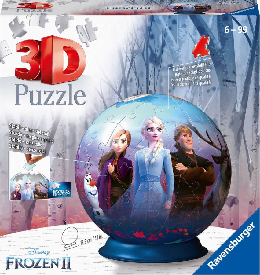 Ravensburger Disney Frozen 2 puzzleball 3D Puzzel 72 stukjes