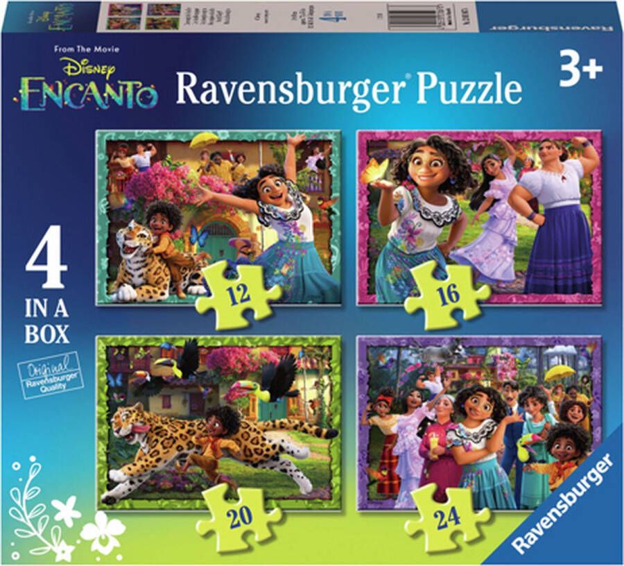 Ravensburger Disney The Lion King 4in1box puzzel 12+16+20+24 stukjes kinderpuzzel